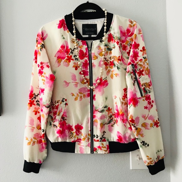 Sanctuary Jackets & Blazers - Floral Sanctuary Bomber Jacket - NWOT